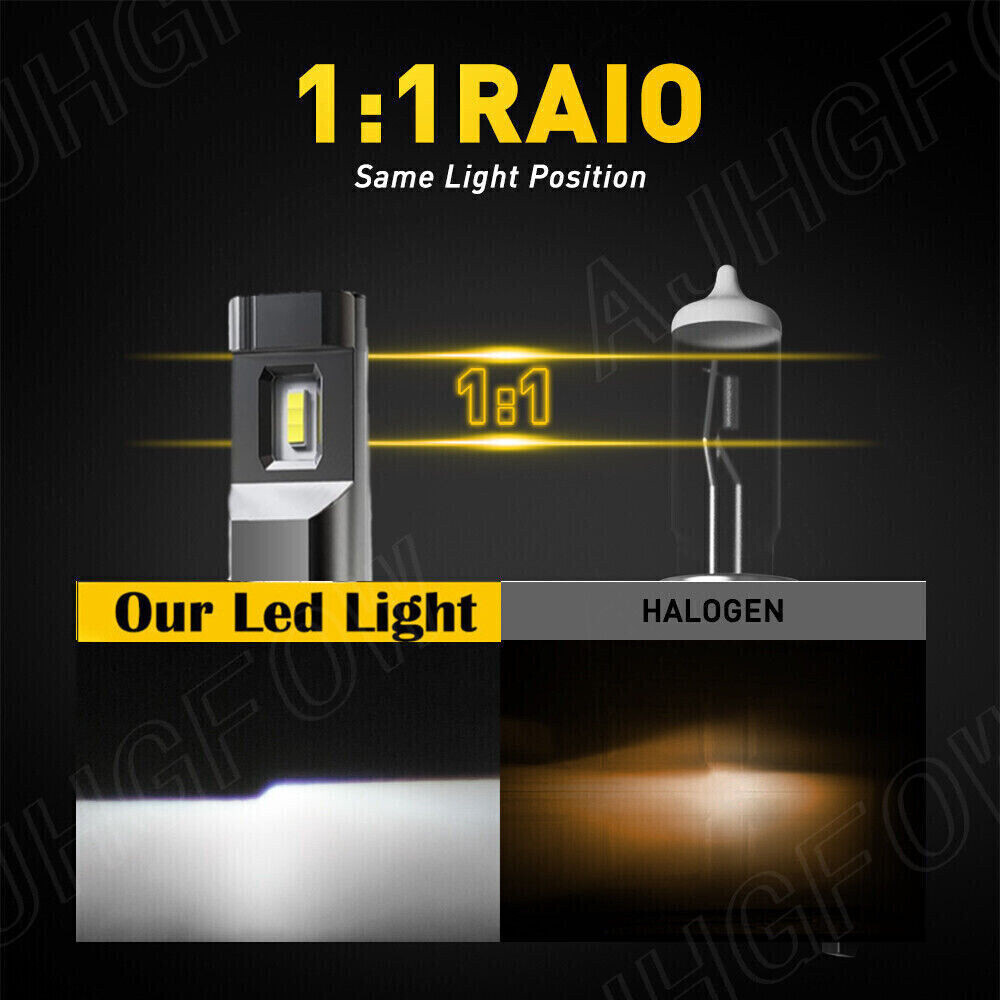 For Chevy Silverado 1500 2019-2021 WT Custom Trail Boss LED Headlight Kit Bulbs