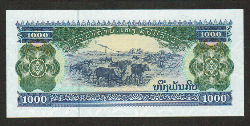 LAOS BANKNOTE 1000 KIP 2020 UNC