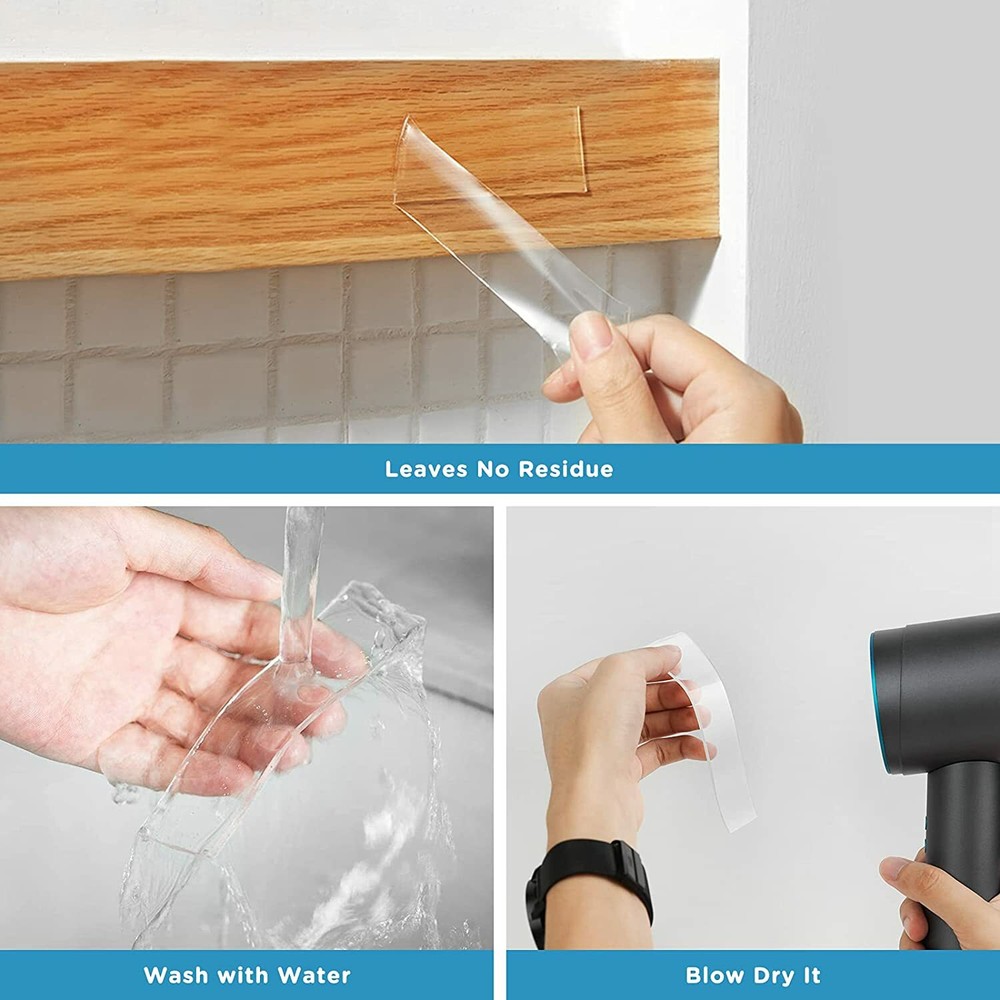 Double Sided Mounting Alien Tape Nano Tech Instantly Locks Without Screws 20 FT