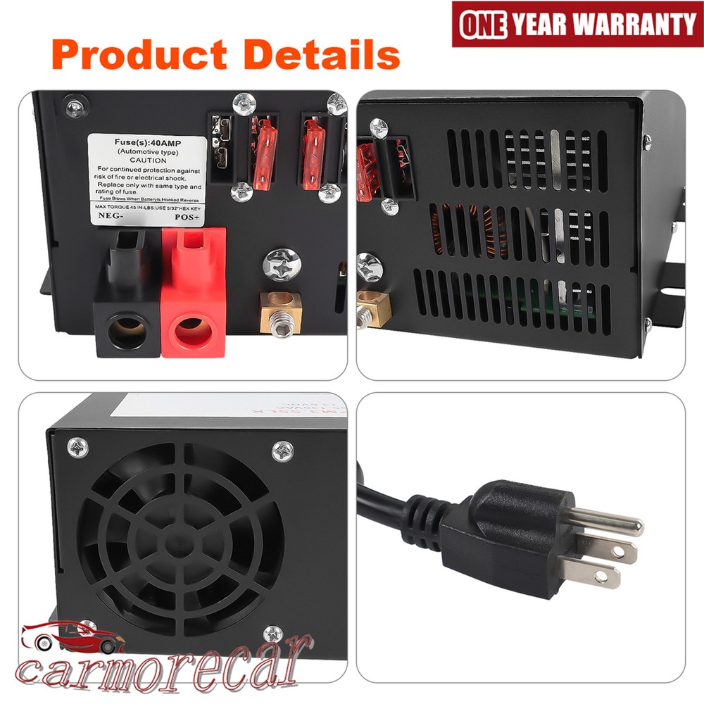 PM3-55LK 12 Volts 55 Amp Power Converter Battery Charger LED PD9260-C