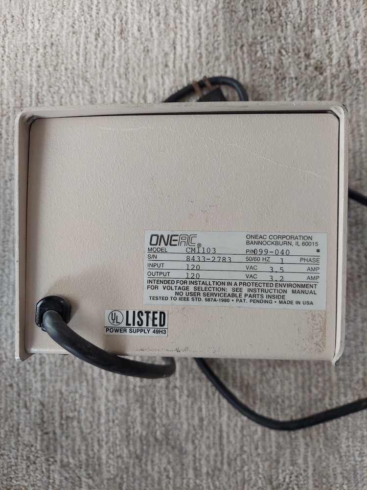 Oneac Power Conditioner CP1103