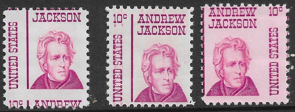 US Stamp #1286 10c. Jackson Error Stamps MNH