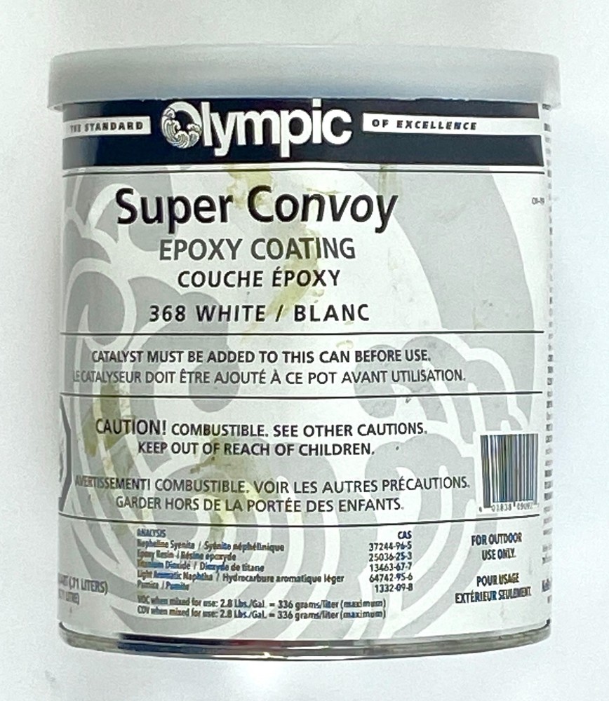 Olympic Super Convoy Epoxy Coating White 368