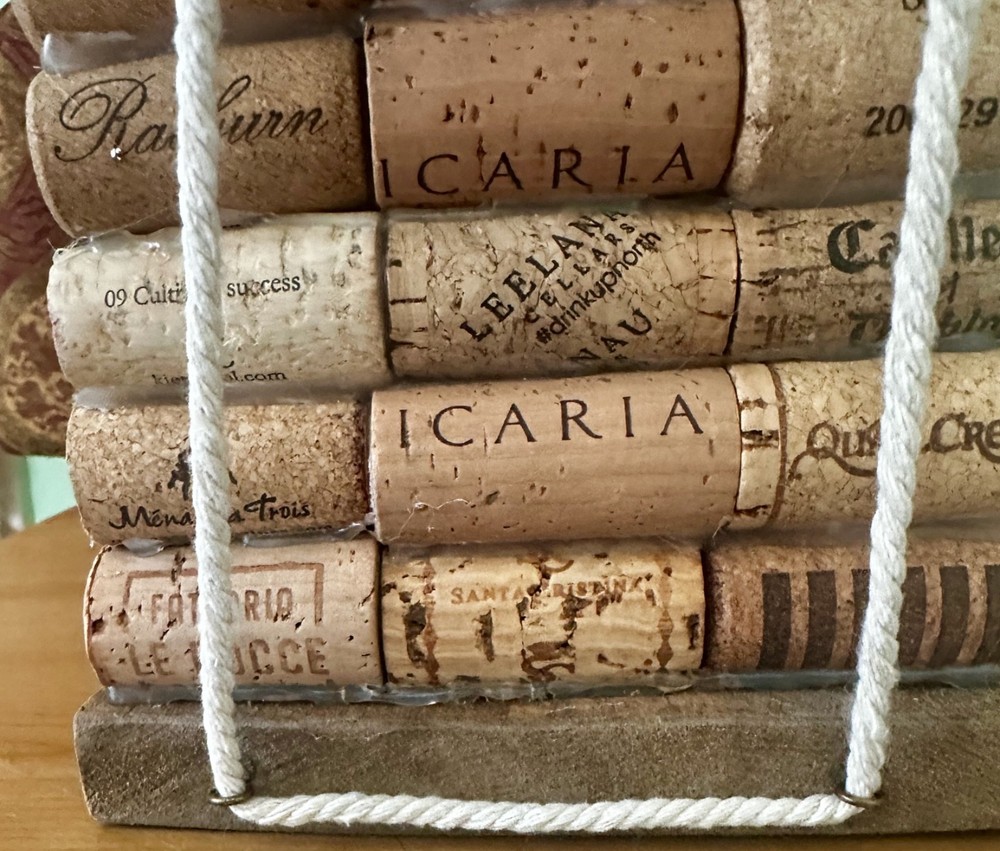 Handmade Wine Cork Birdhouse 