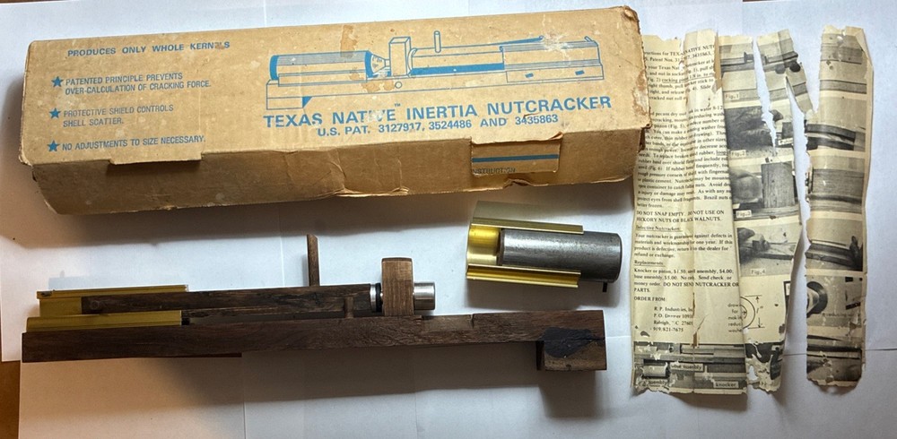 Vintage Texas Native Inertia  Nutcracker Model #7141