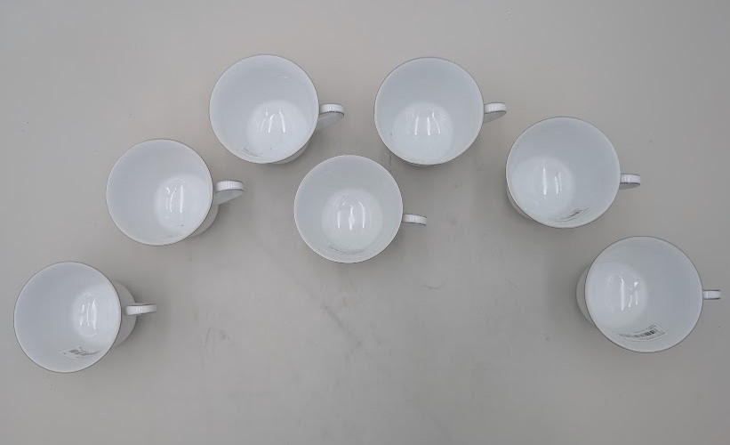 Noritake Crestwood Platinum - 50 piece set- Missing One Cup