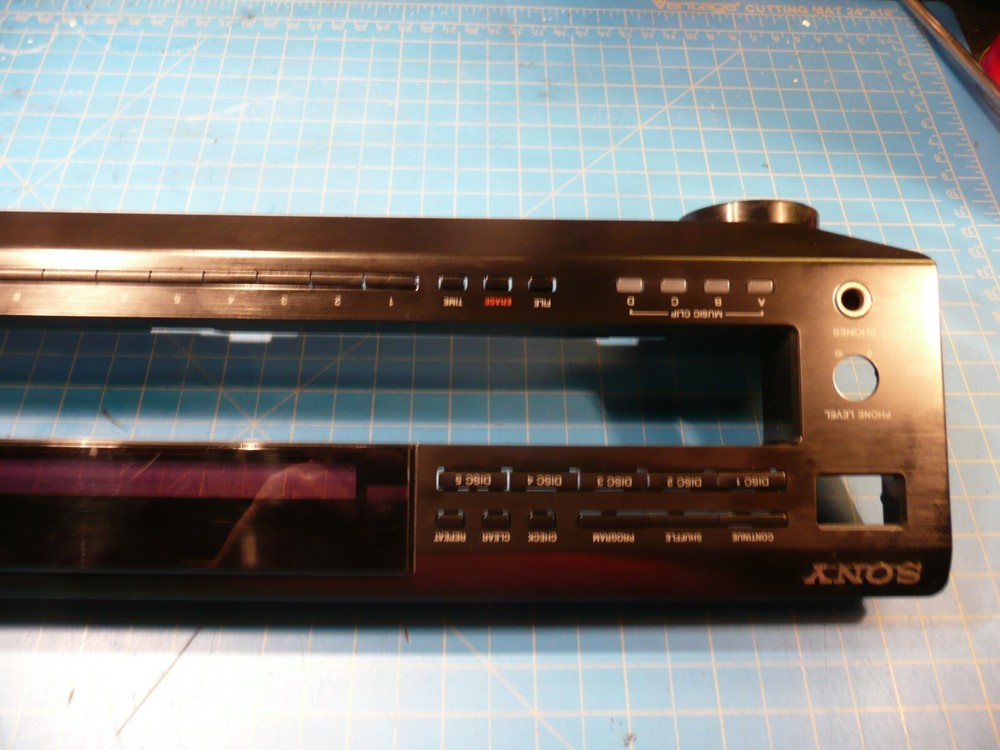 Sony CDP-C450Z CD Changer Replacement Parts Front Face Panel