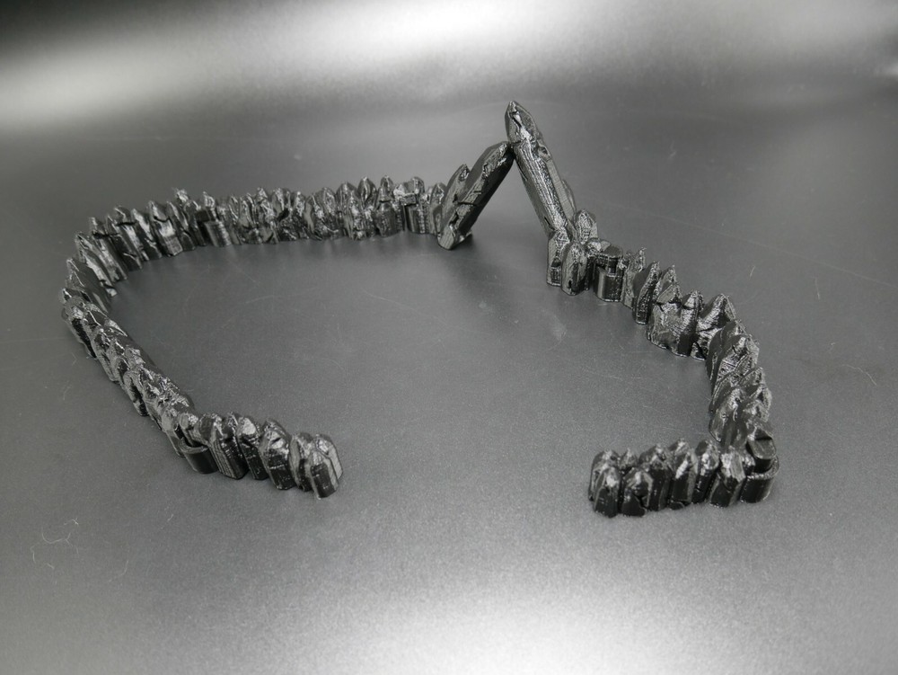 Tabletop Terrain 3d Printed Black Dungeon Cavern interlocking D&D, pathfinder