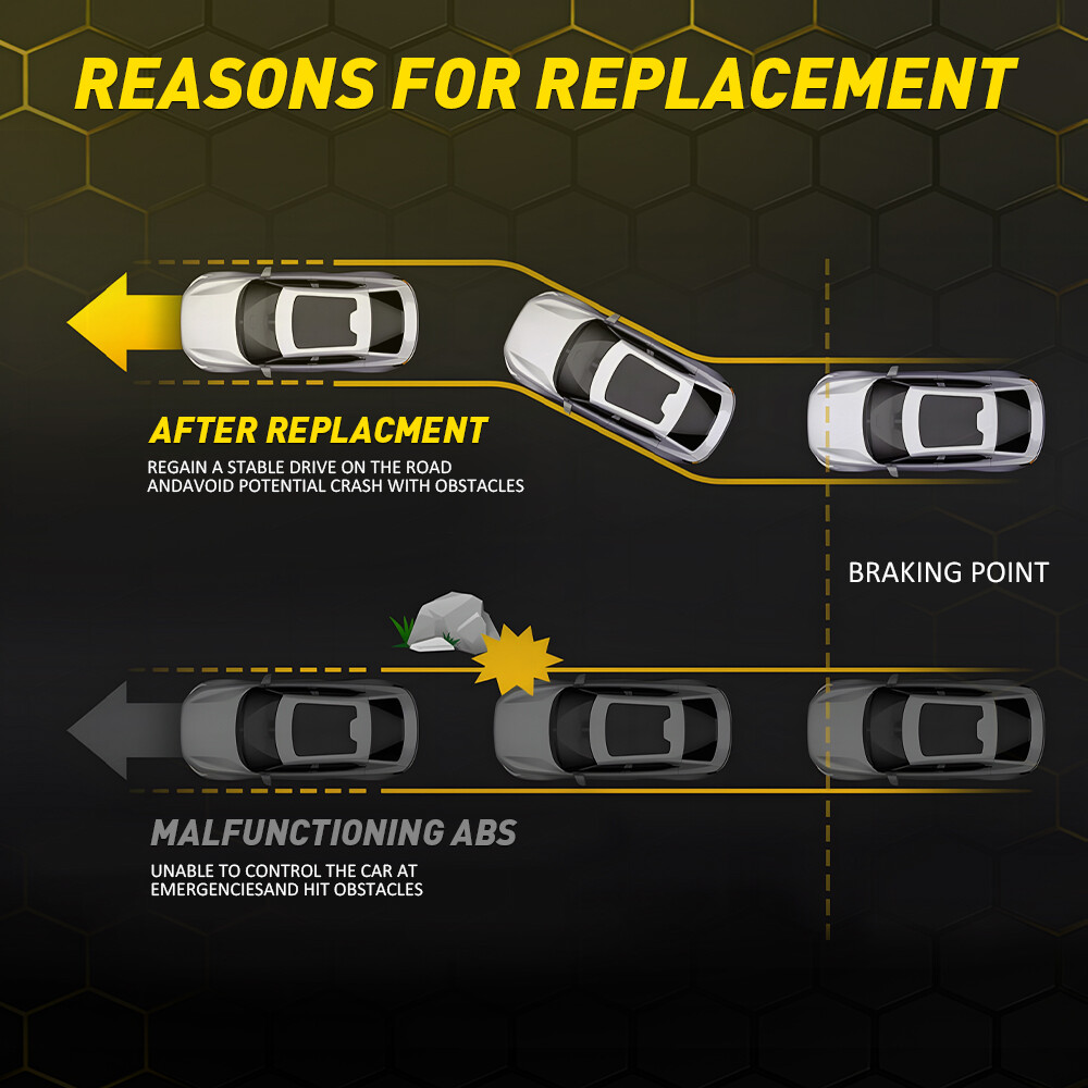 4PCS ABS Speed Sensor Set For 2010-2017 GMC Terrain Rear Front Left Right EOOK