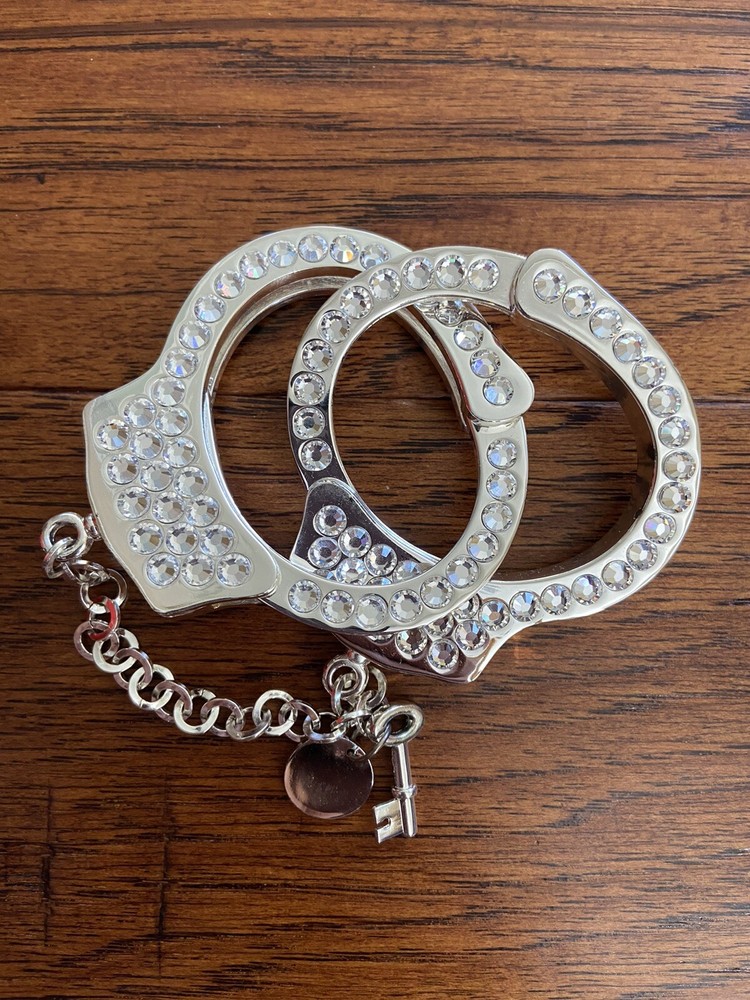 Rhinestone Decor Handcuffs From Neiman Marcus
