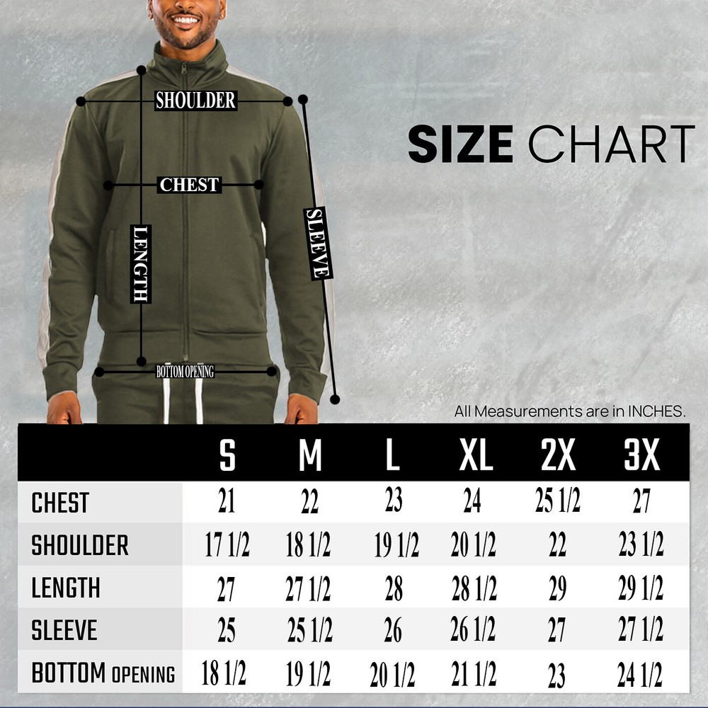 Mens Single Stripe Zip Up Track Jacket Side Stripe Activewear Active Jacket