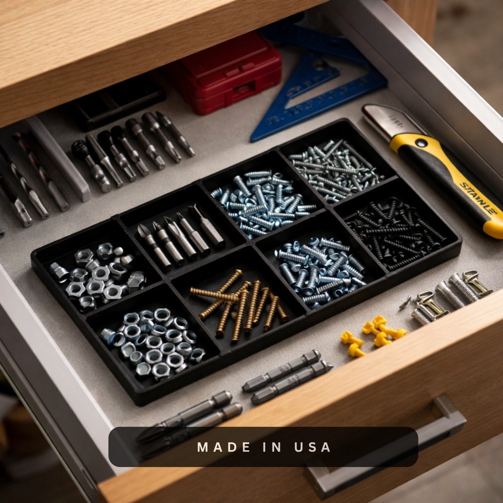 Gridfinity 2x4 Base Plate 168mm Thin Low Profile Drawer Organizer Grid USA