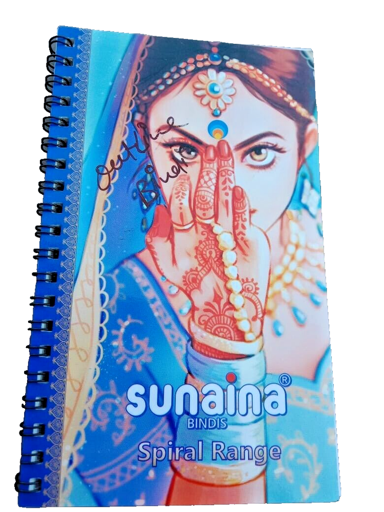 2X SUNAINA Simple Plain Round Multicolour Kumkum Reusable Sticker Bindiya