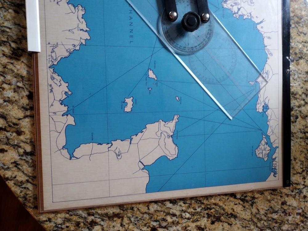 Marine Navigation PORTLAND COURSE PLOTTER Vintage P1074