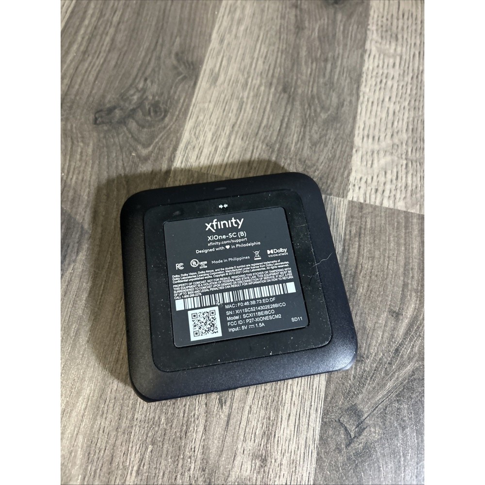 Xfinity Flex XiOne-SC(B) Streaming Device with AC Adapter No Remote