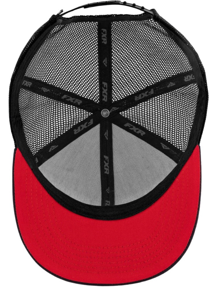 FXR Moto Snapback Hat Black/Red