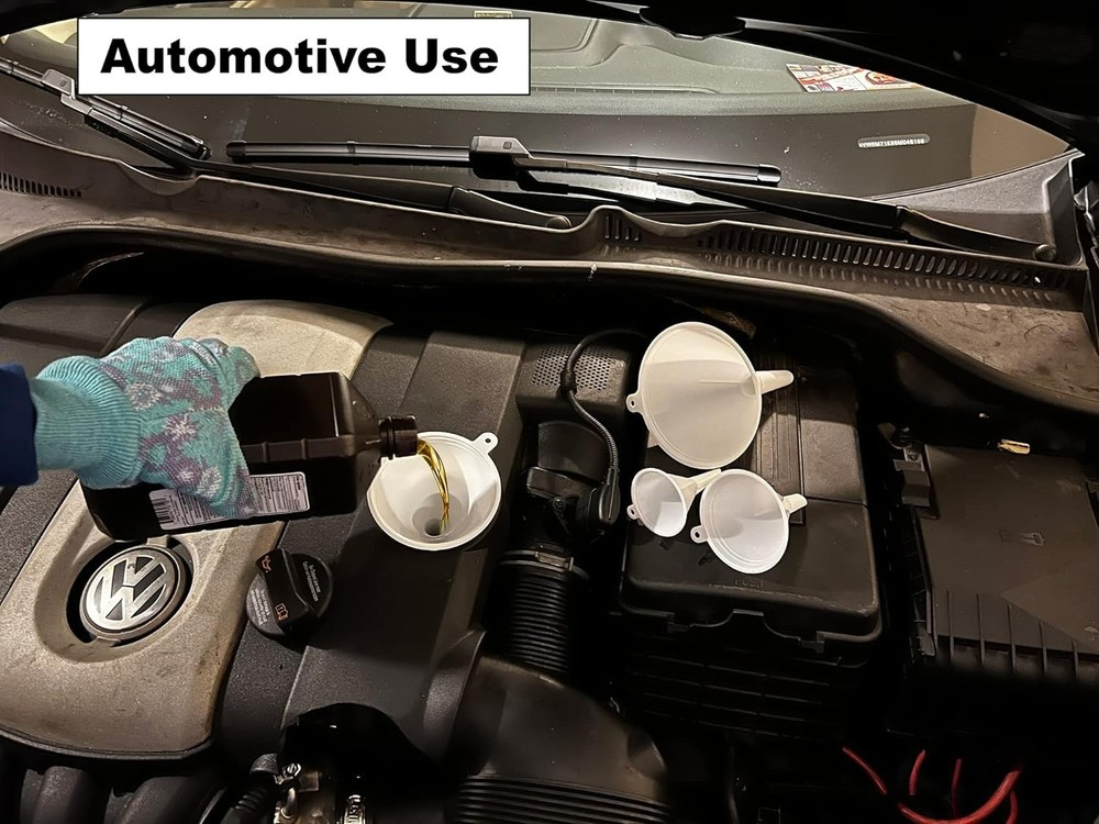 Innovative Multi-Purpose Funnel Set - Ideal for Automotive, Kitchen & Lab Tasks