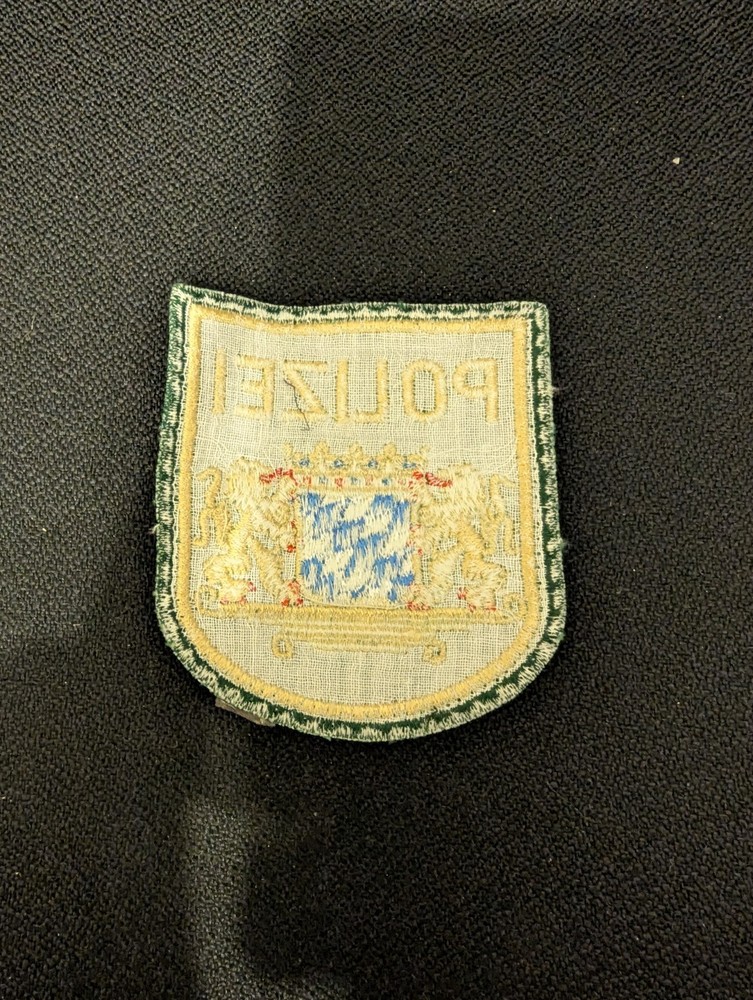 Vintage Bavaria, Germany Polizei Shoulder Patch