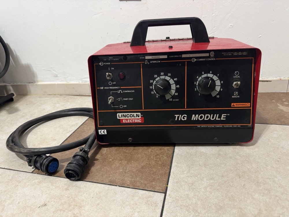 Lincoln Electric Tig Module With Control Cable