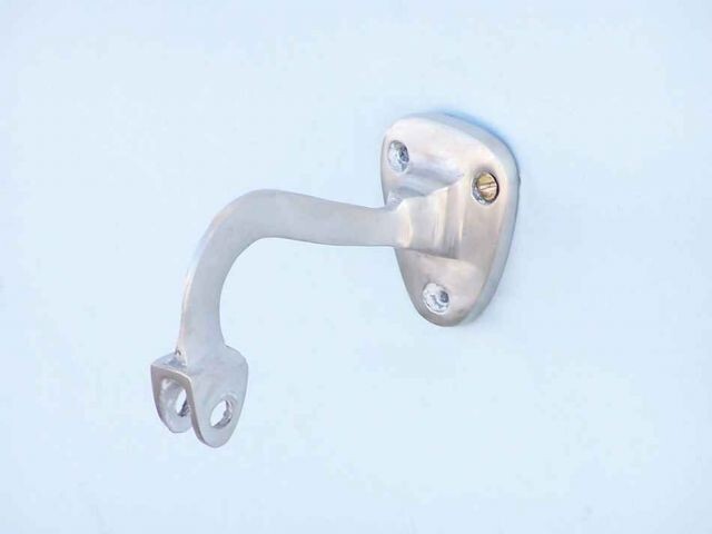 Brushed Nickel Hanging Ship's Bell 9"