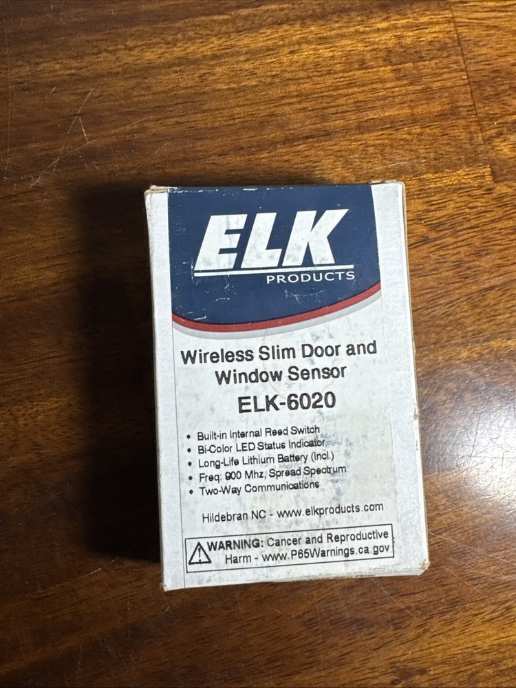 Elk-6020 Slim Door & Window Security Sensor, NEW