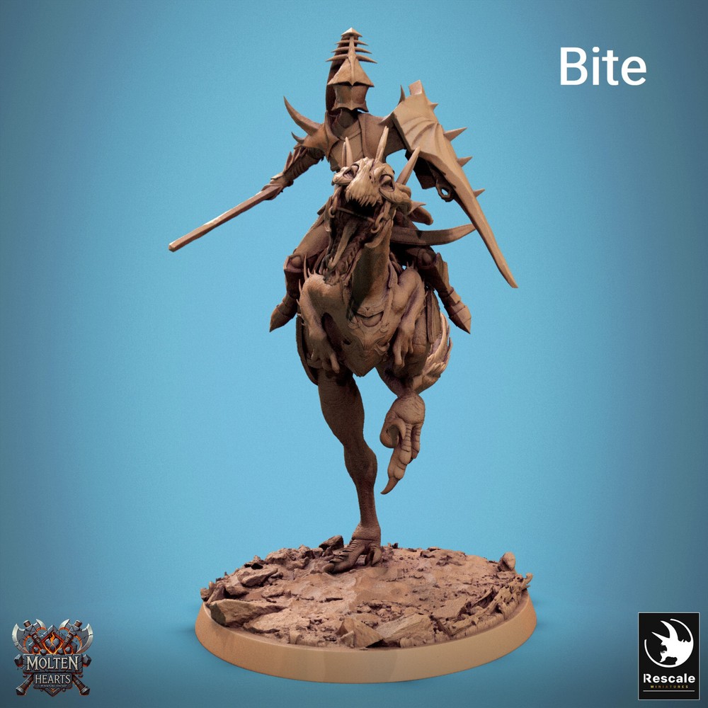 Rescale Miniatures D&D Molten Hearts Collection - Velocisaurus 15 Variations