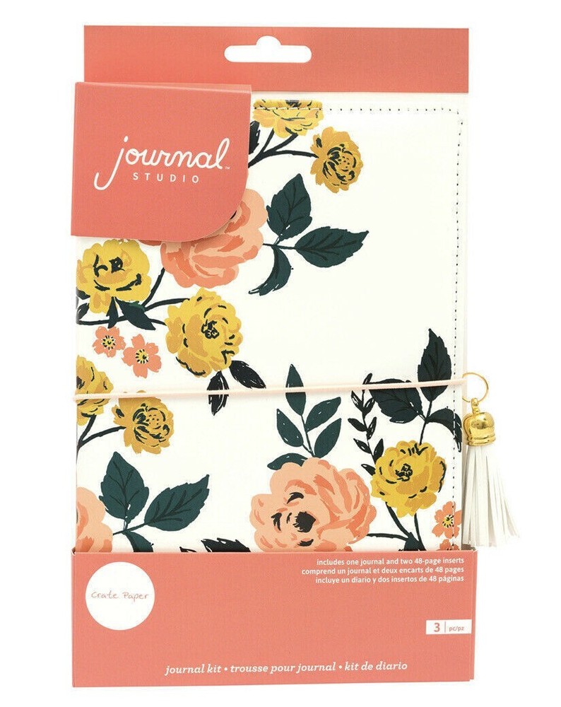 We R Memory Keepers Journal Studio Travellers Notebook Crate Paper-Rose Diary
