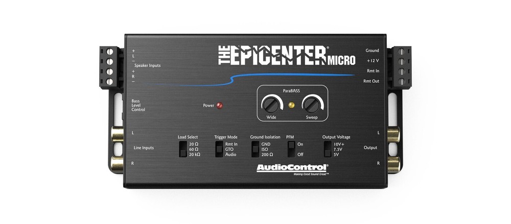 AUDIO CONTROL EPICENTER Micro bass restoration processor & line output converter