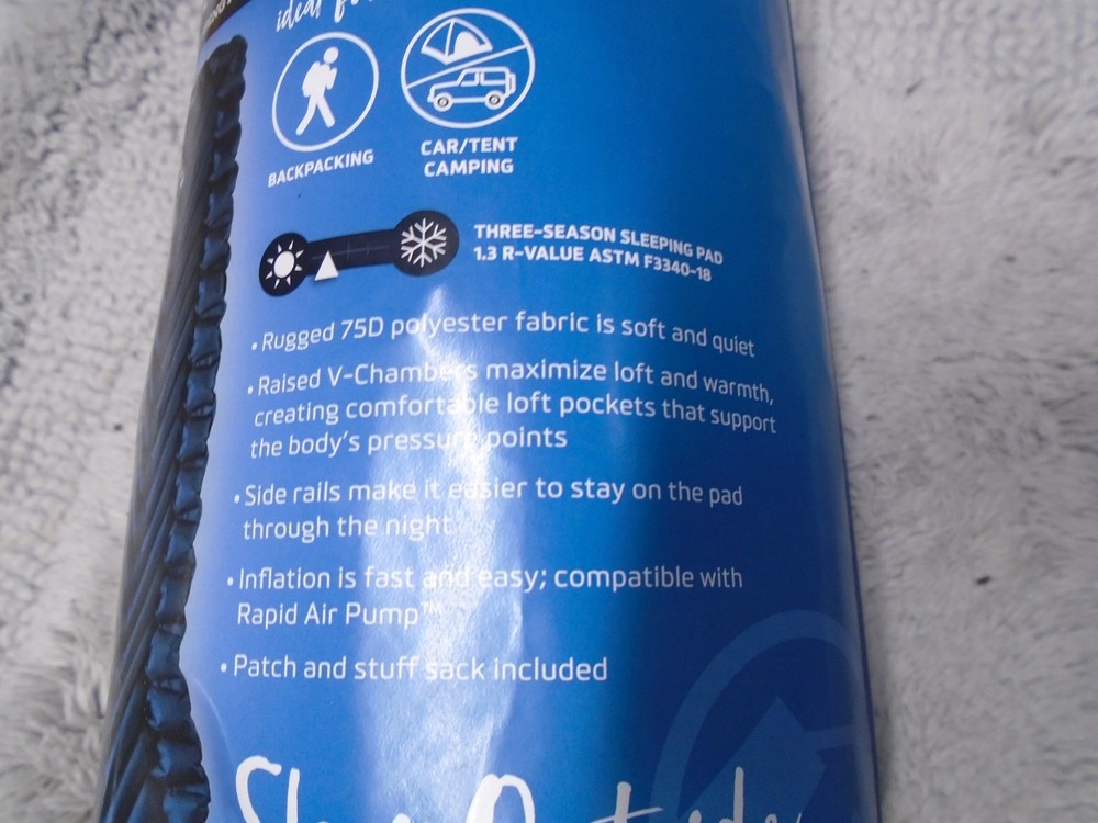 Klymit Static V Sleeping Bag 18.7oz Blue