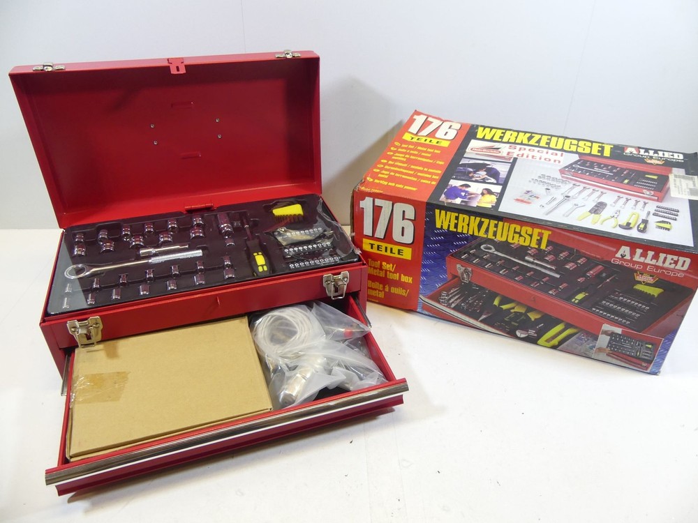 Allies Tool Set Tool Box 176 Pieces M01002