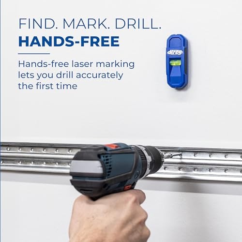 Kreg Magnetic Stud Finder - Handheld Wall Stud Locator with Strong Magnet -