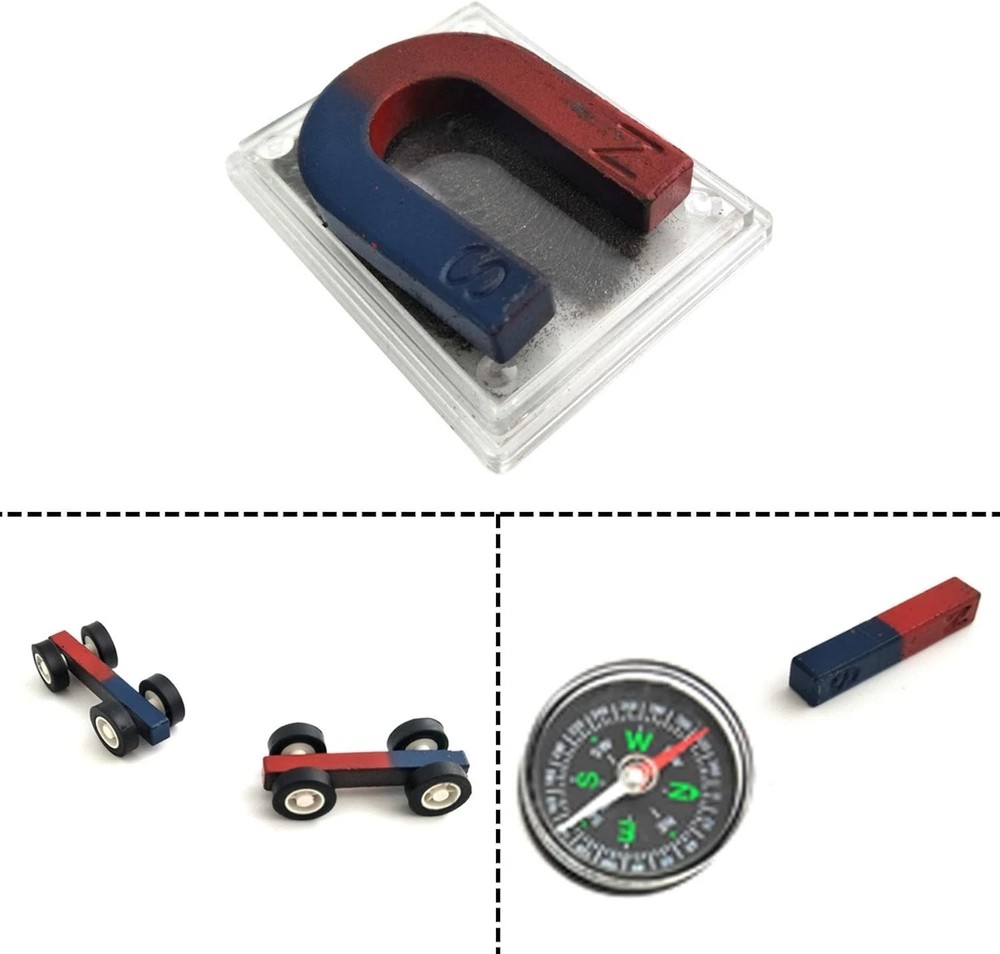 Elementary Science Magnet Kit for Students with Various Magnet Shapes Included