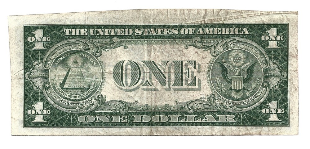 1935-D $1 Bill Silver Certificate Note Major Error Gutter Fold! 339F-QQFM