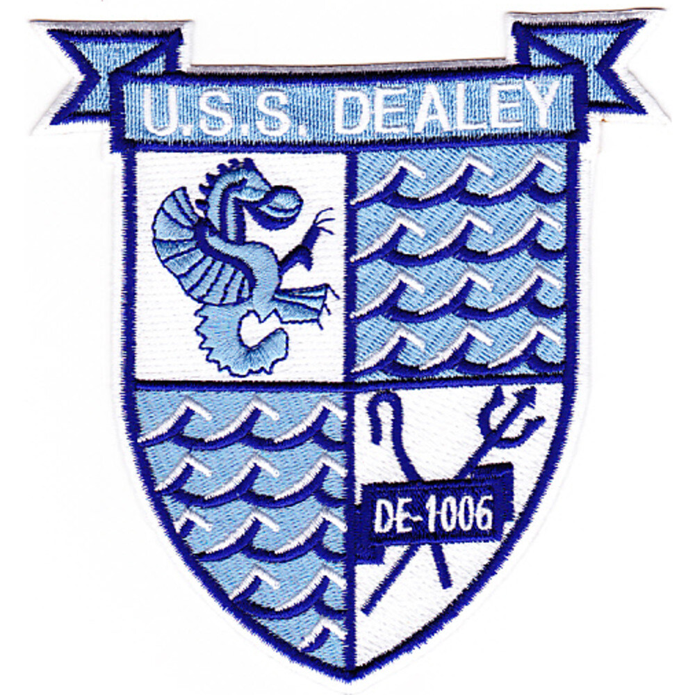 USS Dealey DE-1006 Destroyer Escort Patch