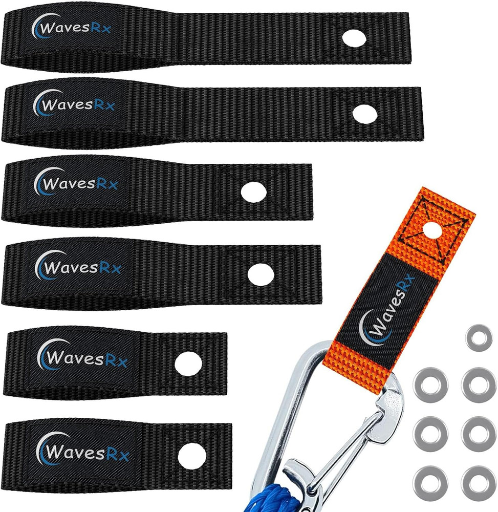 Soft Loops Jet Ski Cleats | Secure Loop Straps for Attaching Docking Bumpers, Fe