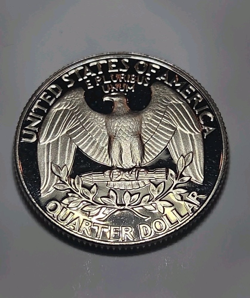 1991-S 25 Cent Washington Quarter Deep Cameo Clad Proof