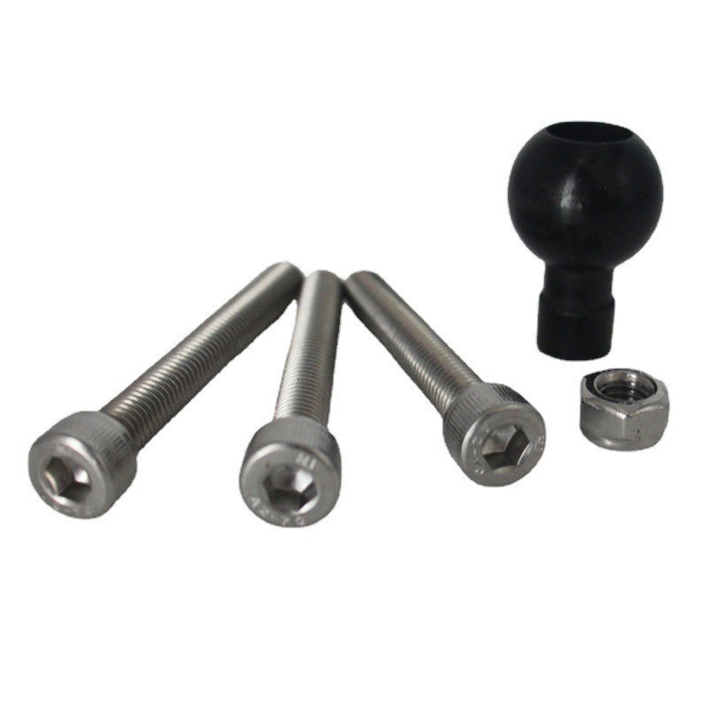 Motorcycle handlebar installation base, phone holder, fixed ball head