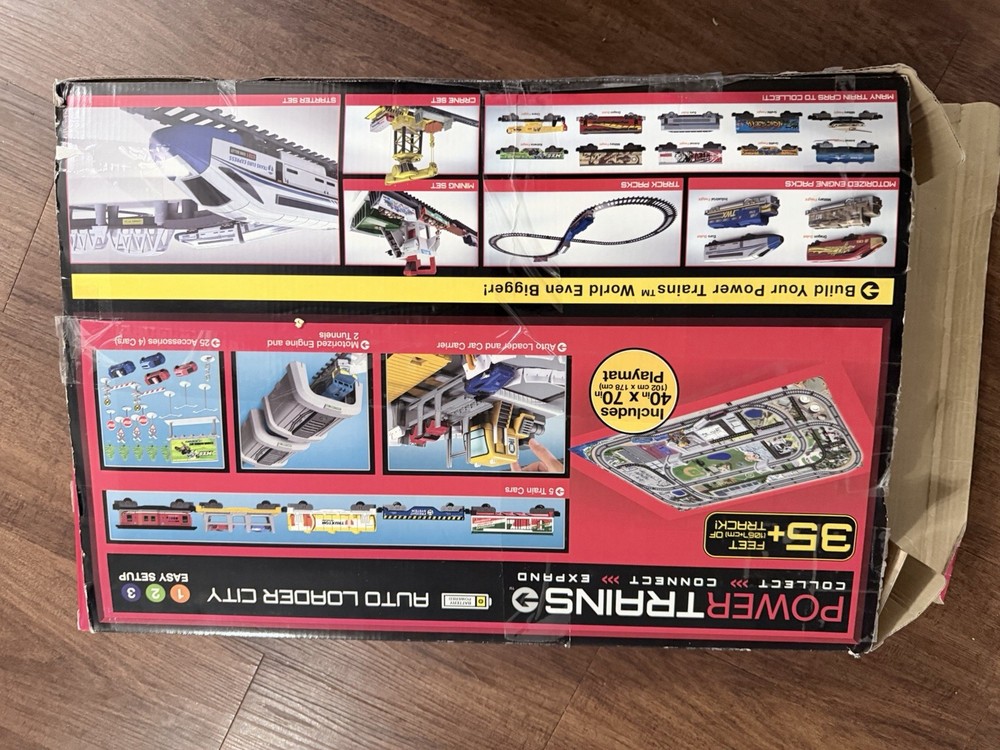 Power Trains Auto Loader City Train Set Pacific Jakks Pre-owned