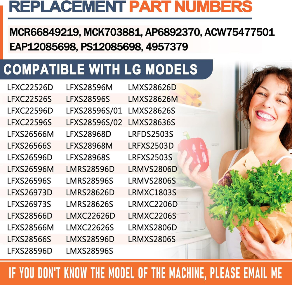 LG Refrigerator Fresh Air Filter Cover Replacement Compatible Accessories