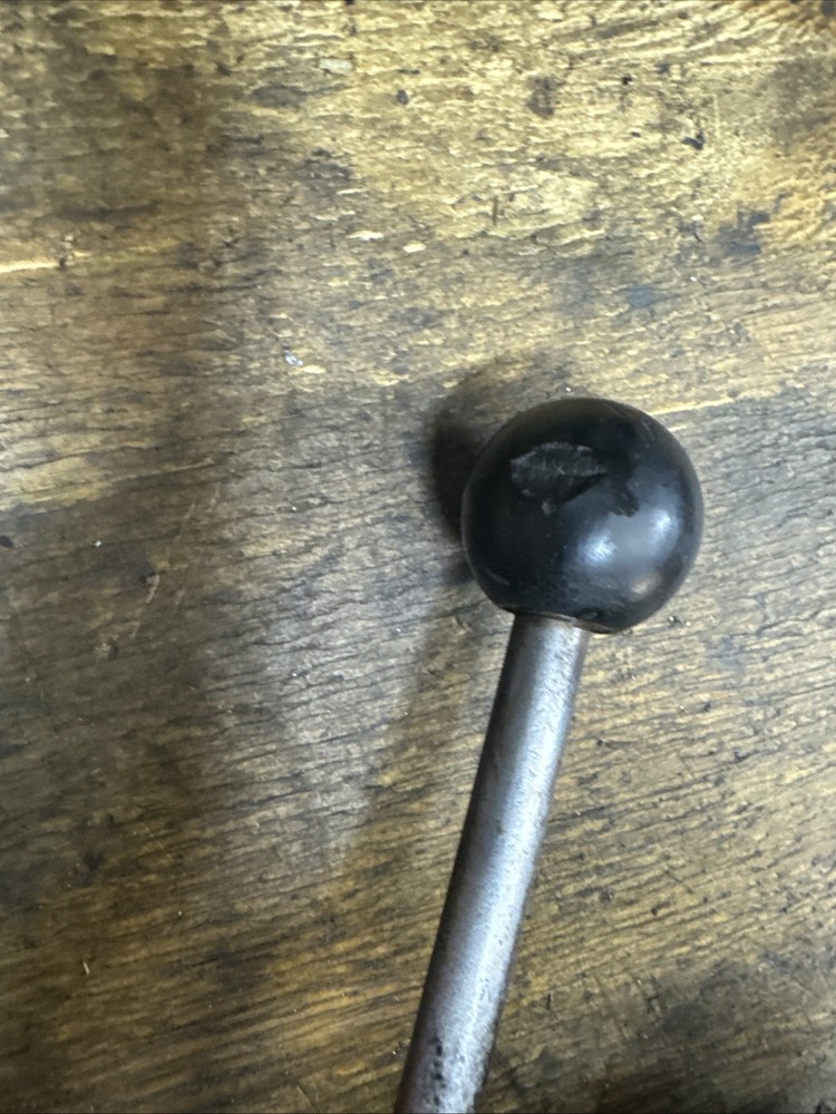 Walker Turner 900 / 1200 Series Drill Press Down Handle / Knobs / Rods 5/8 Bore