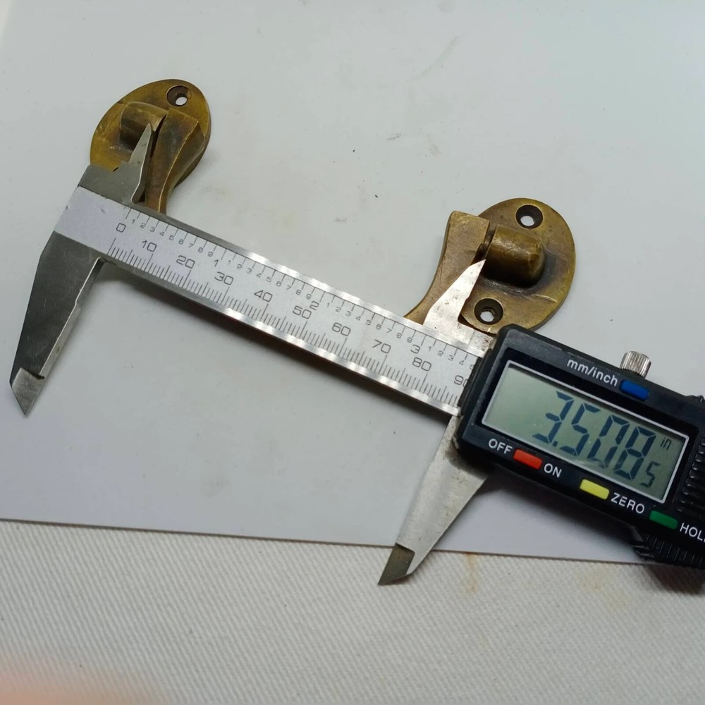 2 solid brass 5 " inches medium sea chest Box Handle 12.5 cm heavy strong Pulls