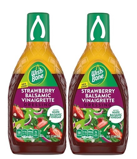 Wish-Bone Strawberry Balsamic Vinaigrette Dressing 2 Pack