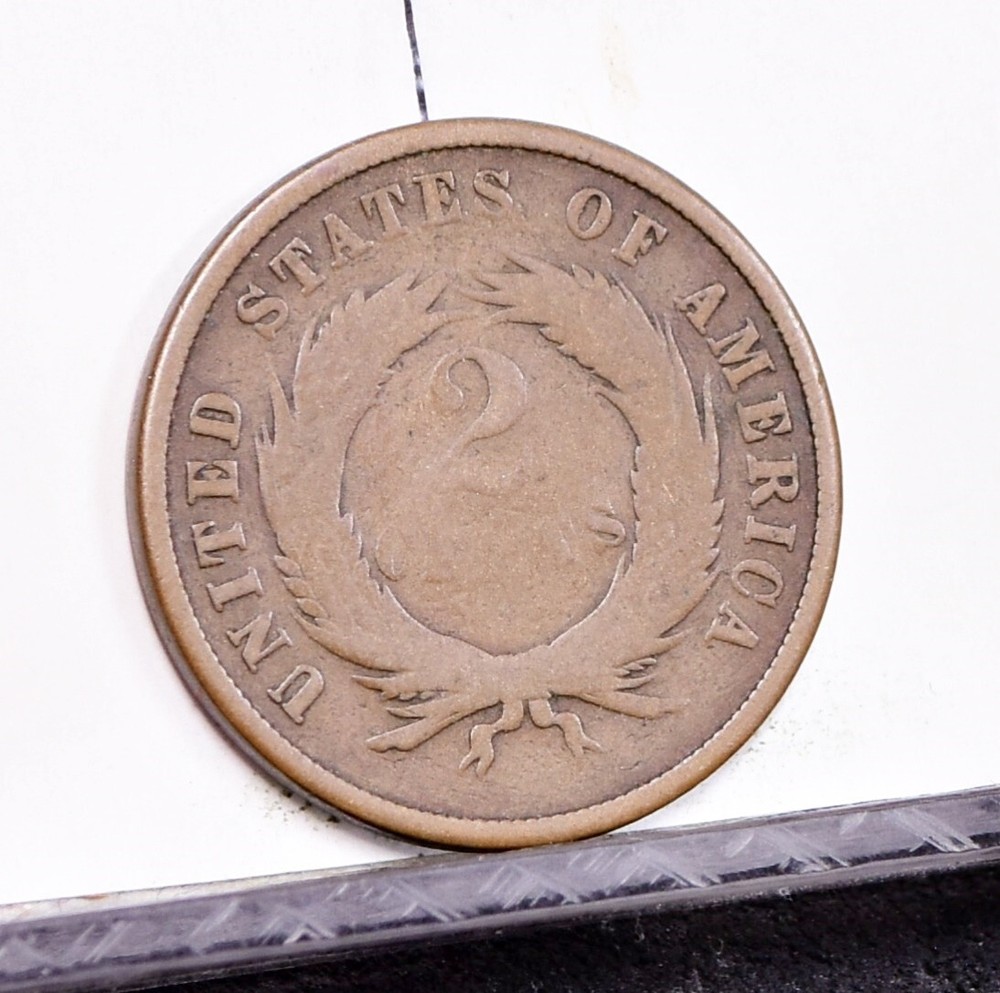 1865 Two Cent Piece - Good (#57185-L)