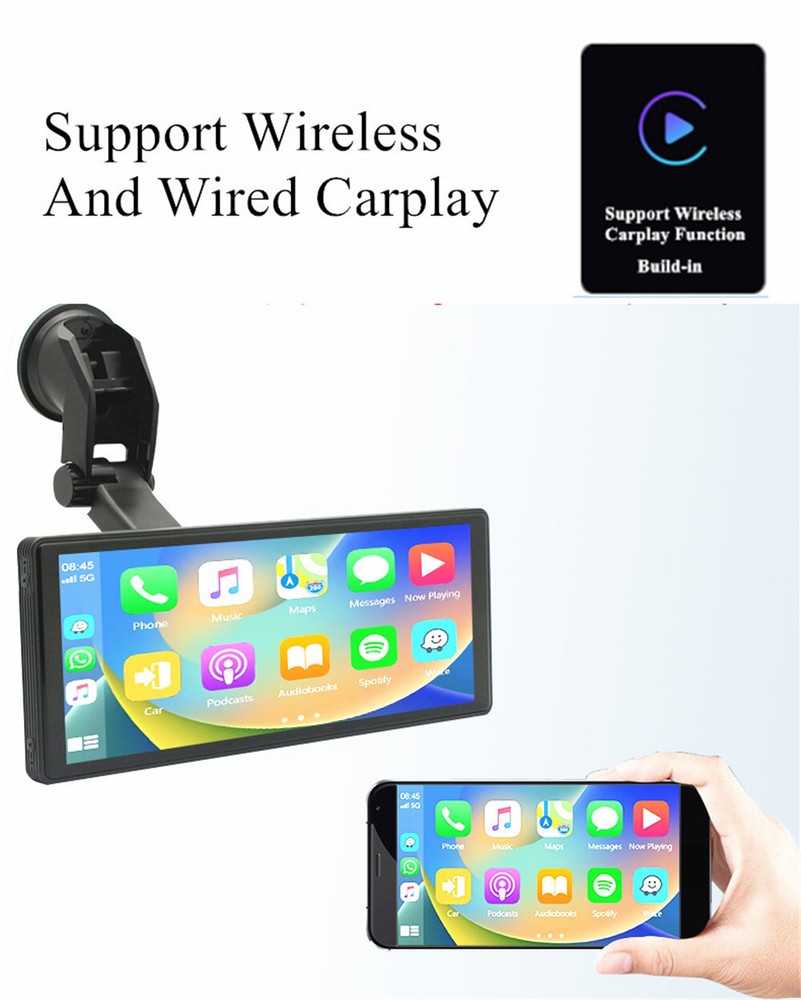 Radio Stereo HD LCD Display Touch Screen Multimedia Player With Reverse Camera