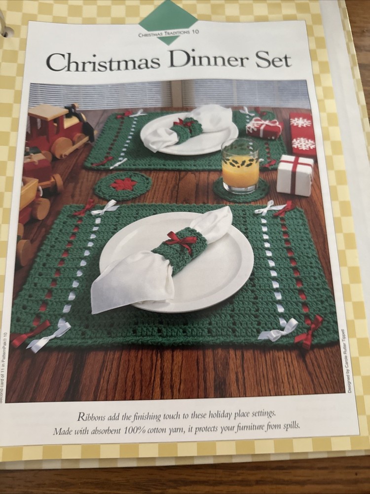 CROCHET ~ “Christmas Treasures” ~ 8 PATTERNS ONLY~