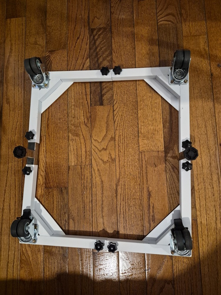 Versatile Mobile Base Stand for Appliances with Rubber Wheels