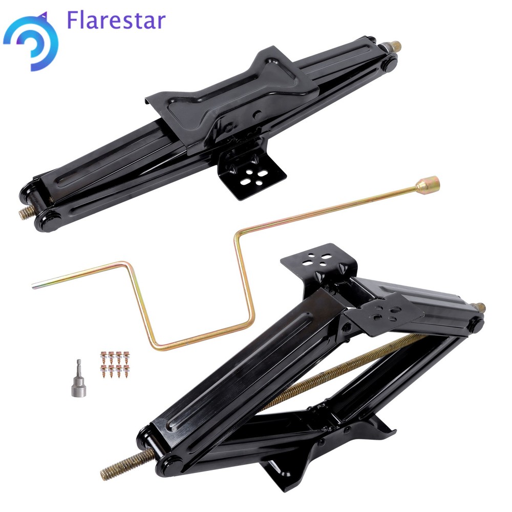 Camper RV Trailer Stabilizer Leveling Scissor Jacks with Handle 5000lbs