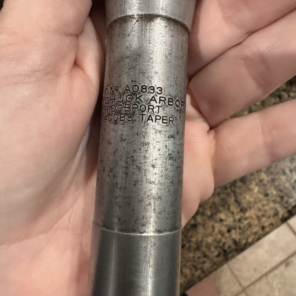 JACOBS 7343N AO833 Arbor Bridgeport Taper/33JT