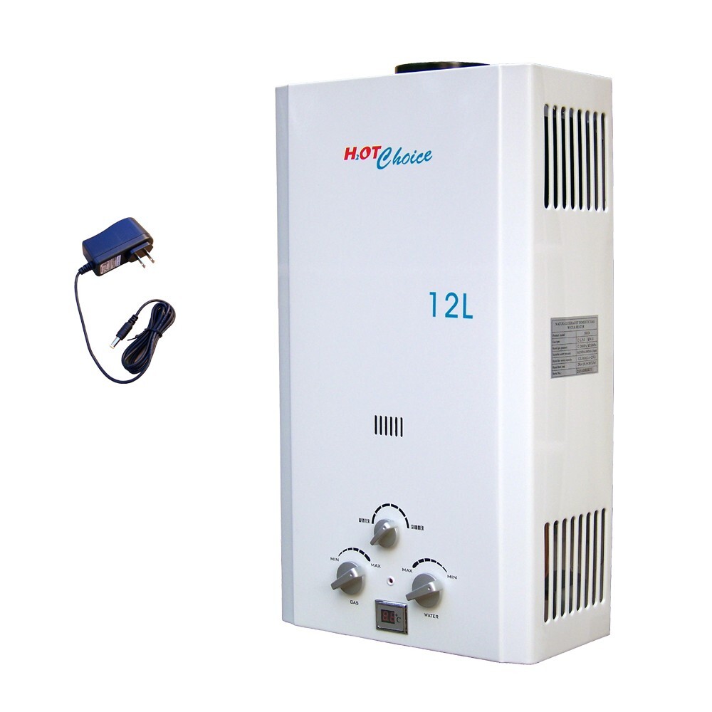 NEW NATURAL GAS TANKLESS WATER HEATER 12L / 3.2GPM - HOT CHOICE