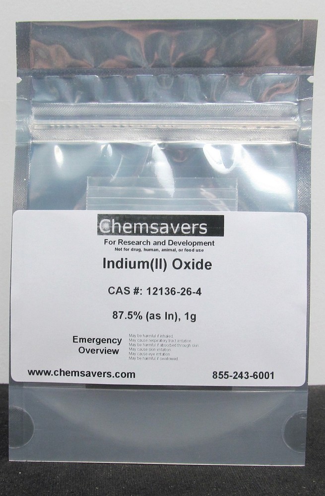 Indium(II) Oxide, 87.5% (as In), 1g